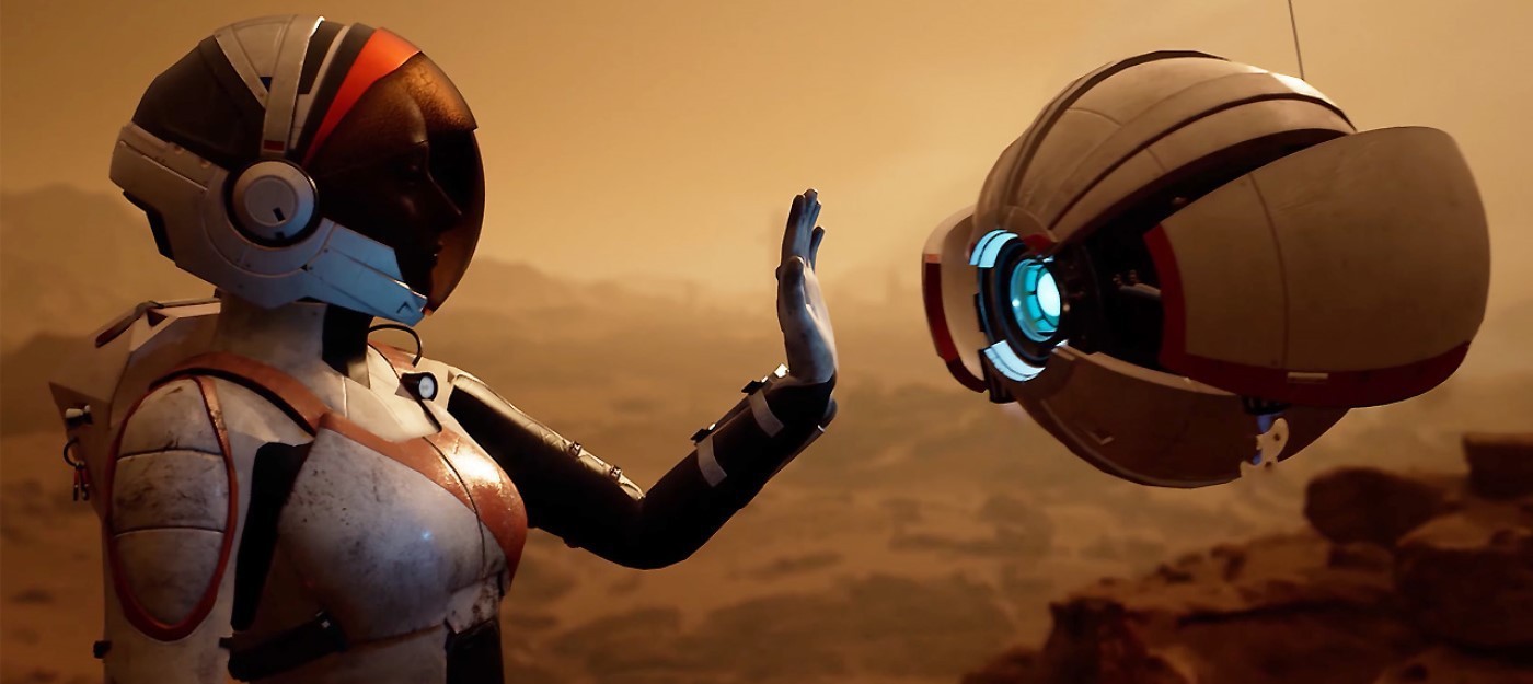 Исследование красного и снежного Марса в геймплее Deliver Us Mars